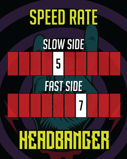 HEADBANGER | Cornhole Bags | Speed Chart | Fort Stampa